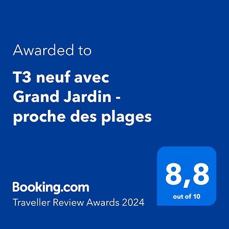 T3 Neuf Avec Grand Jardin - Proche Des Plages サン・シル・シュル・メール エクステリア 写真